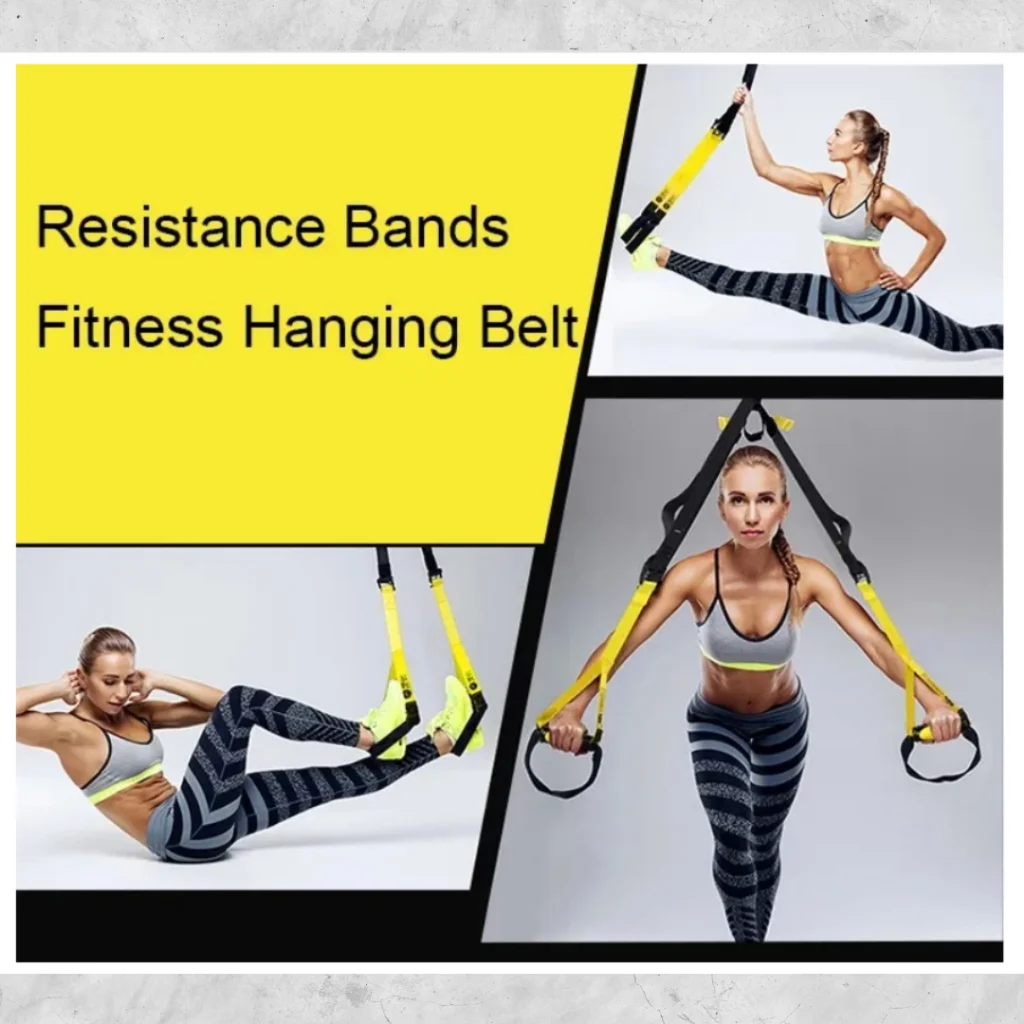 ปรับความยาวได้ TRX สายไนล่อนแท้ เชือกออกกำลังกาย - ติดตั้งง่าย พกพาสะดวก ของแถมครบ