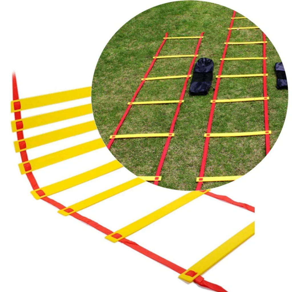 12 ขั้น 6 เมตร บันไดออกกำลังกาย Speed Ladder บันไดฟิตเนส ฝึกความคล่องตัว ฝึกฟุตบอล