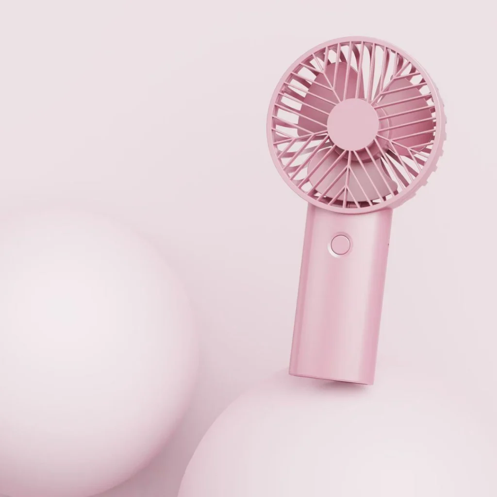 ชาร์จไฟบ้าน พัดลมมือถือขนาดเล็ก พกพาง่าย Mini fan น้ำหนักเบา ทนทาน หัวชาร์จ USB