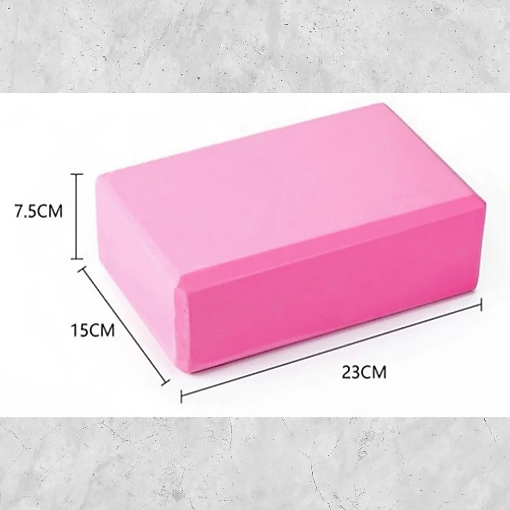 บล็อกโยคะ EVA Yoga Block อุปกรณ์เสริมโยคะ พิลาทิส หมอนโยคะ เป็นมิตรต่อสิ่งแวดล้อม