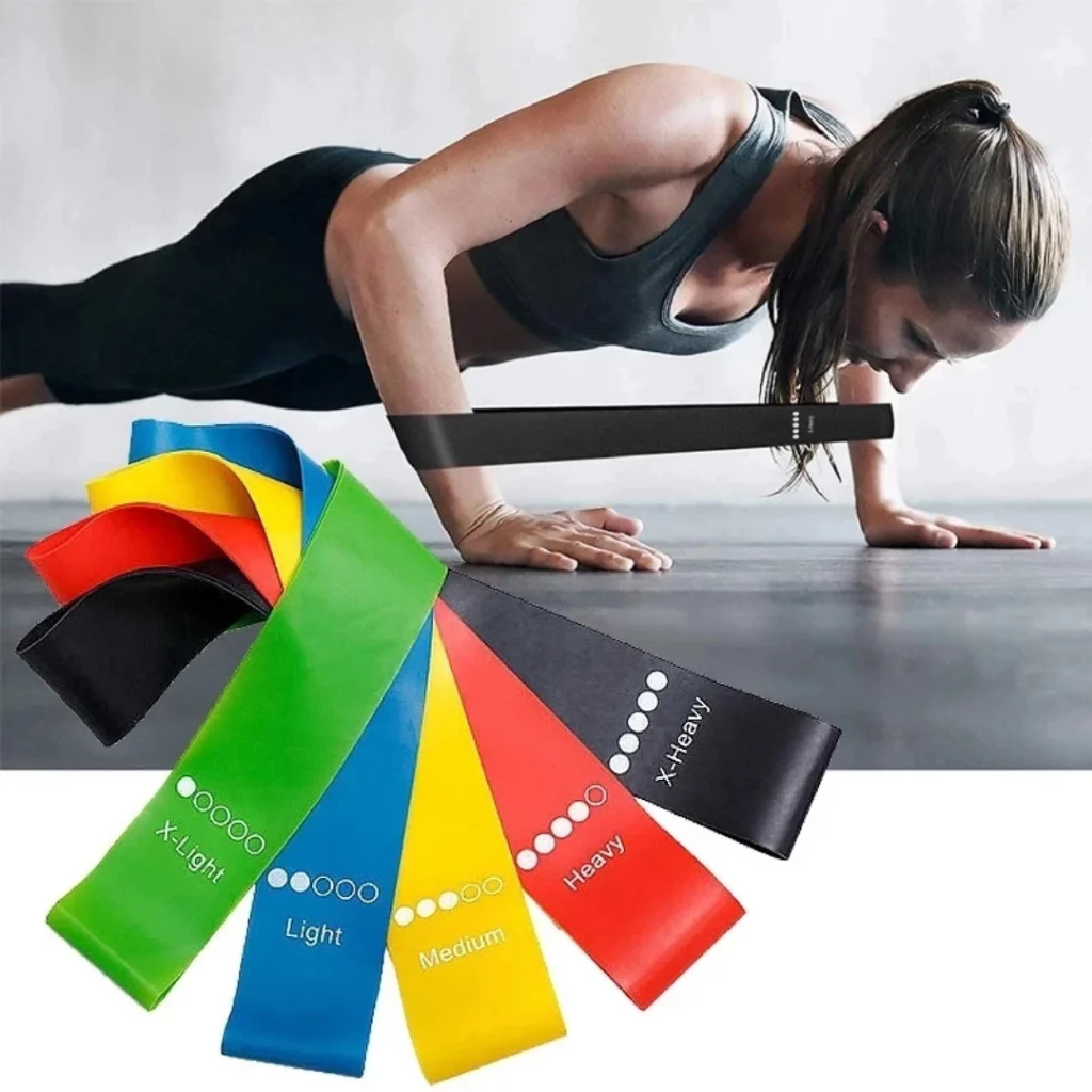 ของแท้ ยางยืดวงแหวน ออกกำลังกาย โยคะ 5 ระดับ สายแรงต้าน Exercise Loop Band, Yoga loop, Resistance