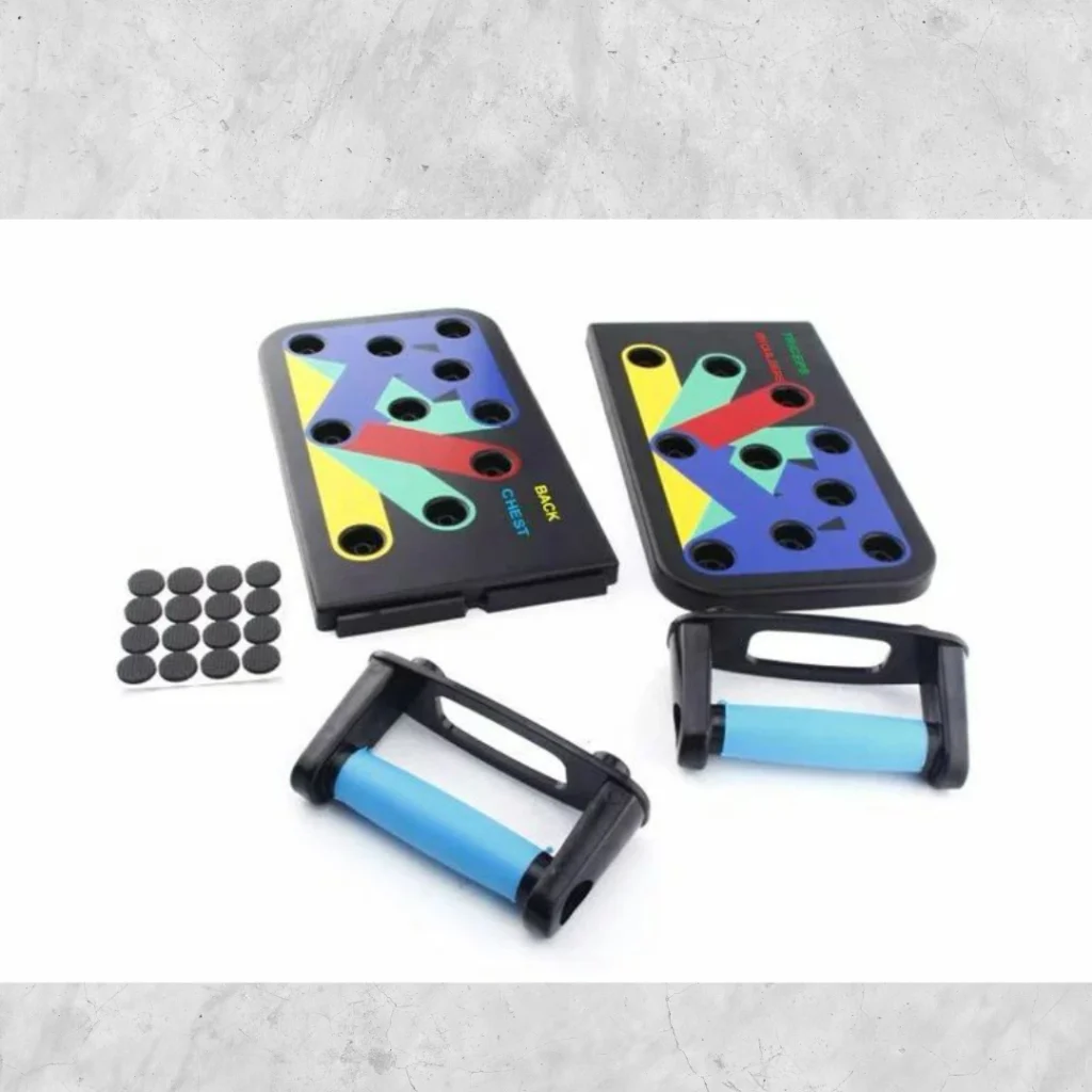 ตรงปก ถอดได้ บอร์ดวิดพื้น 9 ท่า สร้างกล้ามเนื้อครบ 4 ส่วน Push up board