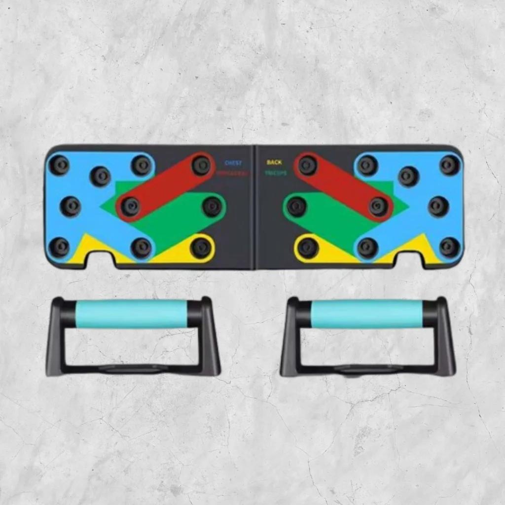 ตรงปก ถอดได้ บอร์ดวิดพื้น 9 ท่า สร้างกล้ามเนื้อครบ 4 ส่วน Push up board