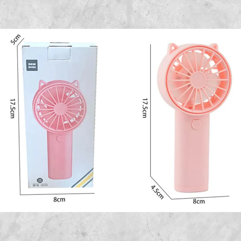 👉ร้านของคนไทย👈 ใช้ถ่าน พัดลมมือถือขนาดเล็ก พกพาง่าย Mini fan น้ำหนักเบา ทนทาน ไม่ต้องชาร์จ