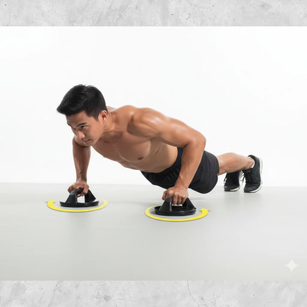 ที่วิดพื้นหมุนได้ 360 องศา Push up Pro อุปกรณ์วิดพื้น บริหารกล้ามเนื้อ