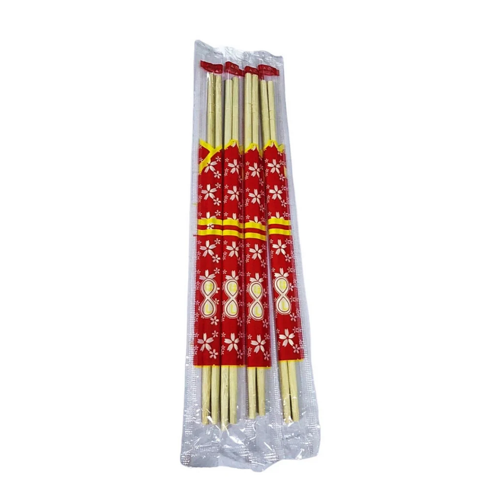 ตะเกียบไม้ มีระดับ บรรจุ 60 คู่ ของใหม่ ใช้แล้วทิ้ง ตราเสือ Chopsticks ตะเกียบราคาถูก